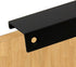 LC LICTOP 80mm/3.15" Black Mount Finger Edge Pull Concealed Handle for Home Kitchen Door Drawer Cabinet(10Pcs)...