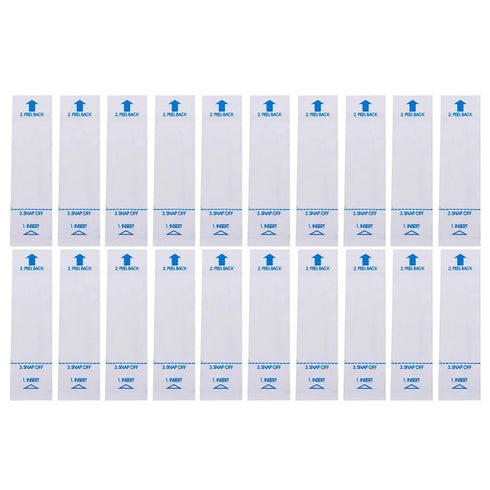 100 Pcs White Disposable Probe Covers for Digital Oral Thermometers Rectal Thermometer Sleeves Universal Probe Covers for Thermometer Safe and San...