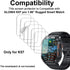 Screen Protector Compatible with KACLUT GLONHI EIGIIS, KLOGIPOW, OCTDG, ESFOE, PODOEIL K57 pro 1.96 inches Rugged Smart Watch, Soft TPU, 6 pieces,...