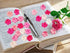 HukDok Artificial Flower Petals Mulberry Paper Flowers for DIY Crafts Scrapbooking Embellishment Wedding Doll House Supplies Card Mini Paper Flowe...