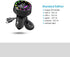 Car Charger Adapter, 4-in-1 Multi-Port Fast Car Charger 3.1A Fast Charging with Type C Coiled Cable, Compatible with iPhone,Android,Samsung,iPad P...