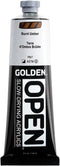 OPEN Slow-Drying Acrylics by GOLDEN, Burnt Umber, 5 fl oz. tube, Professional Acrylic Paint, Semi-Opaque...