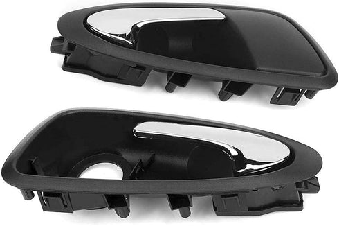 KIMISS 2Pcs Car Inner Door Handle, Car Door Internal Handle Original Specification Fit for Seat 6J1837114A 6J1837113A (Black)...