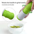 Vegetable Chopper Slicer, Parsley Shredder Chopper Fruit Vegetable Cutter Kitchen Gadgets, Vegetable Herb Spice Grinder, Cheese Slicer, Small, Gre...