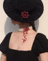 Dripping Blood Choker Imitation Pearls Halloween Party Necklace Gothic Vampire Party Costume...
