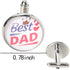 Best Dad Cufflinks for Men Dads Father's Day Gifts for Father Birthday Christmas Gifts for Men Daddy Cuff Links Gift...