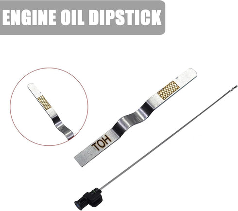 1 PC Car Transmission Oil Dipstick, 23.8-inch Stainless Steel Engine Oil Level Indicator Immersion Gauge, Replaces OEM 31086-JA00A Accessories, Co...
