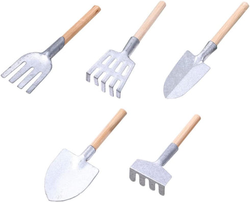 Artibetter 15 pcs Mini Zen Garden rakes Dollhouse Grass rake Miniature Garden Tool Tool Set Miniature...