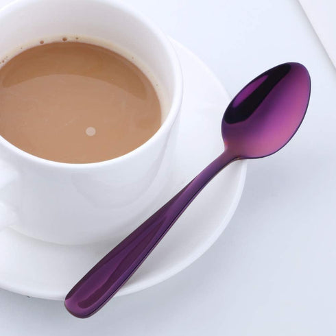 Buyer Star Demitasse Espresso Spoons, 8 Pieces Mini Coffee Spoon,18/10 Stainless Steel Heavy Duty Tea Spoons Set of 8, 5.5 Inch...