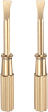 2pcs Mini Bracelet Screwdriver 4mm Titanium Steel Slotted Screw Driver with 6mm Width Non-slip Handle for Bracelet Repair Screwdriver Tools, Gold ...