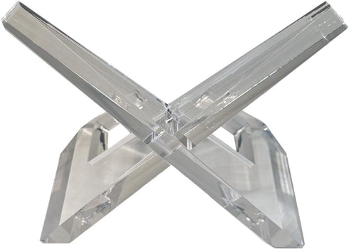 Modern Cross Back Solid Acrylic Book / Plate Easel Display Stand (Item #062772)...