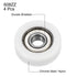 uxcell 608ZZ Ball Bearing Guide Pulley Roller Round Wheel 8x30x10mm Double Metal Shielded (GCr15) Chrome Steel Bearings 4pcs...