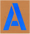 Headline Sign 108 Stencil Set, 8-Inch Capital Letters A to Z...