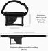 Sinjimoru Clear Waterproof Fanny Pack Dry Bag, Adjustable Strap Floating Crossbody Waist Belt Bag for Swimming Paddling Snorkeling, Lockable Trave...