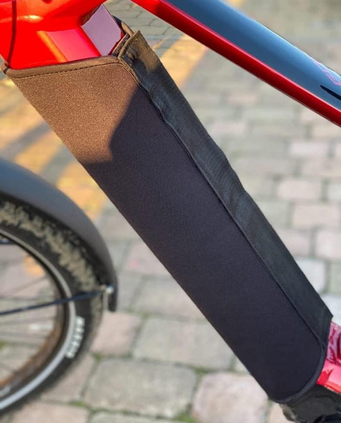 Ebike Battery Cover, Neoprene Protector for E-Bike Battery, Waterproof and Against Cold and Heat, Fit for Tube Circumference 11.0'' - 12.6''...