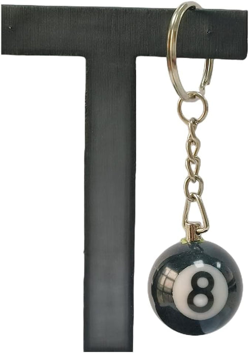 8 Ball Keychain Creative Key Chain Diameter 0.98 In Pendant Decorative Small Pendant Creative Key Chain...