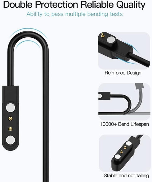 Dog Bark Collar Charger Replacement Only for FAFAFROG Dog Bark Collar, Magnetic Charging Cable...