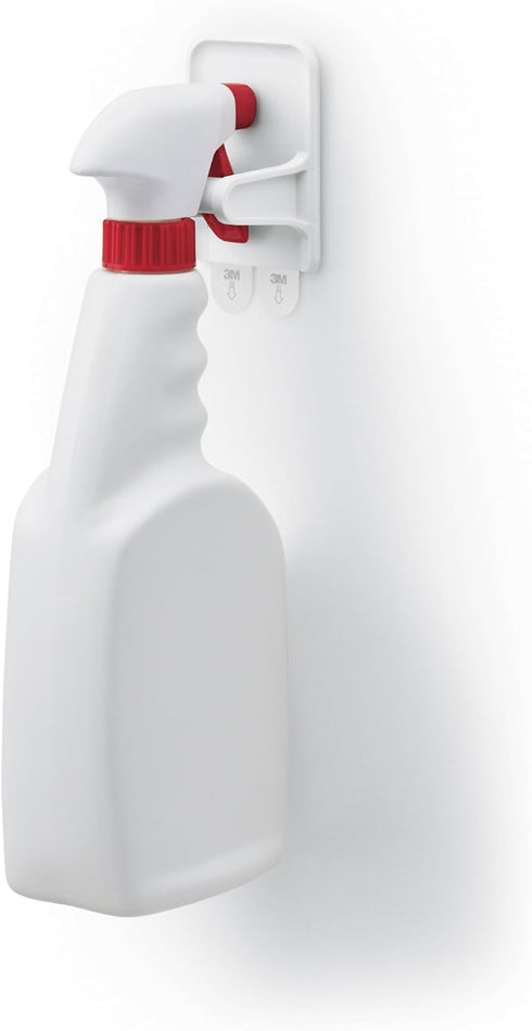 Command Spray Bottle Hangers, White/Gray, 2...