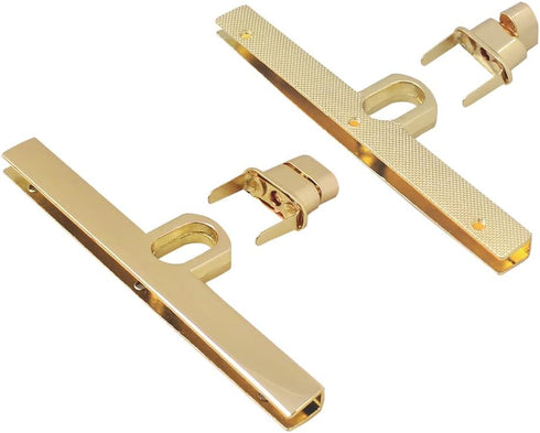 6 Sets Turn Lock Clasp Purse Closure Twist Locks Fasteners Metal Hardware Clip Clasp Buckles with Washers for DIY Handbag Shoulder Handle Bags Cra...