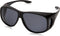 Dioptics unisex adult Solar Shield-classic Fits Over Sunglasses, Grey, 66 mm US...