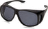 Dioptics unisex adult Solar Shield-classic Fits Over Sunglasses, Grey, 66 mm US...