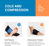 NatraCure Cold Therapy Wrap w/ 20" Strap - 2 Pack (Small Reusable Gel Ice Pack Compress for Injuries and Pain Relief, Hand, Arch of Foot, Wrist, E...