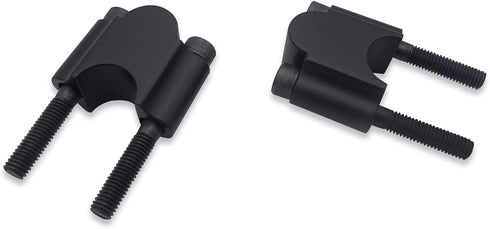 Matt Black 7/8" Handlebar Risers 30mm Height Mount Clamp Kit Compatible with Motorcycle ATV Kawasaki Honda Suzuki Yamaha Dirt Bike...