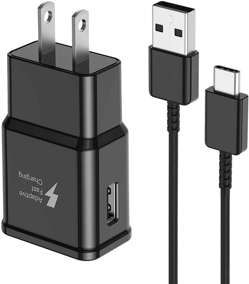 Samsung Fast Charger with USB Type C Cable 6ft for Samsung Galaxy S10/S10e/S10 Plus/S9/S9 Plus/S8/S8 Plus/A13/S23/A30/A31/A32/A50/A51/A52/A53/Note...