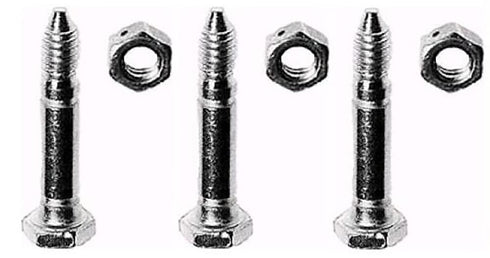 53200500 Shear Pins and Nuts Fits Ariens 532005 53200500 Snowthrowers 3pcs...