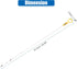 uxcell Engine Oil Level Indicator Dipstick for Volvo C70 2006-2013 for Volvo C30 2008-2013 for Volvo V50 2005-2011 for Volvo S40 2004-2012 No.3077...