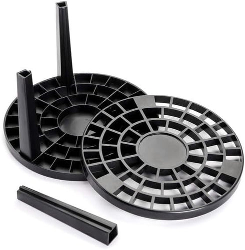 49 Holes Paint Brush Holder Stand-Artist Paint & Makeup Brushes Holder for Pens, Pencils or Small Tools (Black)...