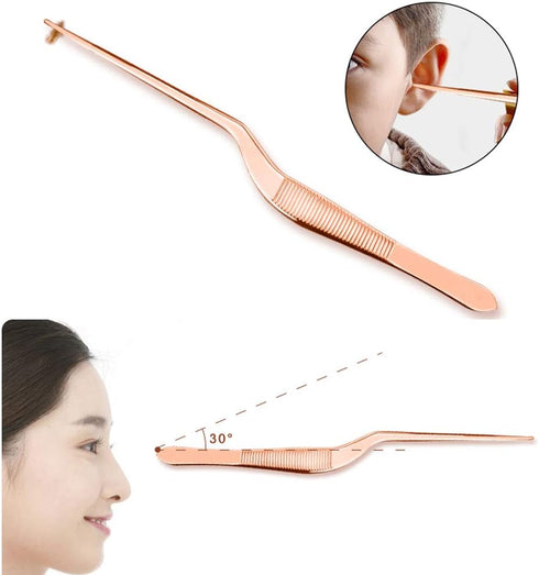 7 Pcs Upgraded Ear Wax Removal Kit with LED Light and Storage Box, Home Safe Ear Cleaner Curette, Ear Cleansing Tools with Led Flashlight for Kids...