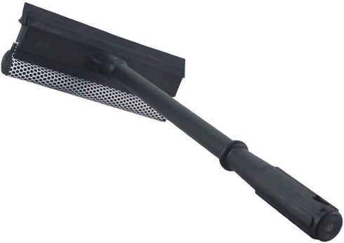 Window Squeegee Cleaning Tool Window Cleaner Car Squeegee Windshield Cleaning Sponge and Rubber Squeegee,BlackM...