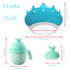 Baby Shower Cap Shield, Baby bath set shower cap/water cup/massage brush,Visor Hat for Eye and Ear Protection for 0-9 Years Old Children,Cute Crow...