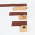 3Pcs Wooden Sandpaper Block Set, Square Bevel Wedge Hand Sanding Block, Handmade Leather Edge Grinding Polishing Tool for DIY Leather Craft Access...