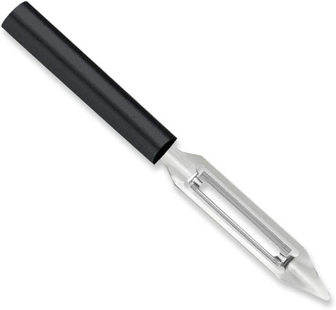 Rada Cutlery Vegetable Peeler (W232), 1.75" Stainless Steel Swiveling Blade, Made in USA, Black Handle...