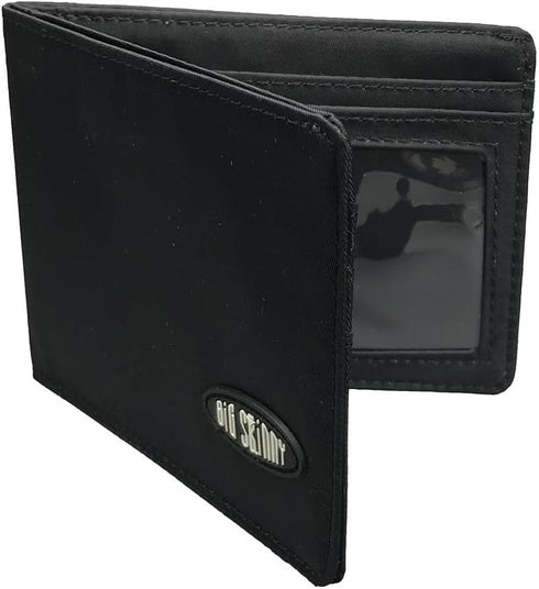 Big Skinny Men's RFID Blocking Bifold Wallet (Black)...