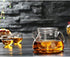 Glass Teapot With Infuser,Teapot With Strainer For Loose Tea,Safe On Stovetop, Nordic Pot With Glass Infuser And Glass Lid(Nordic Pot 600ML/21oz)...