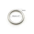 5PCS Stainless Steel O-Rings 6mm Thickness Heavy Duty Welded Metal Rings for Hanging Flower Basket Crafts, Hardware Accessories (40mm ID)...