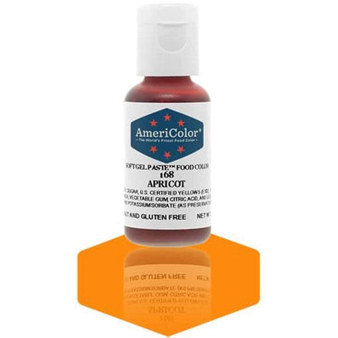 AmeriColor, Apricot, 0.75 Ounce Bottle, Soft Gel Paste Food Color...