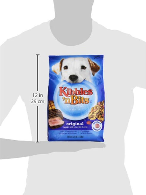 Kibbles 'n Bits Dog Food Original Savory Beef & Chicken Flavor...