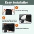2PCS Car Side Mirror Snow Cover, Side View Mirror Cover, Automobile Mirror Protector with Drawstrings, Waterproof Auto Rear View Protection, Car M...