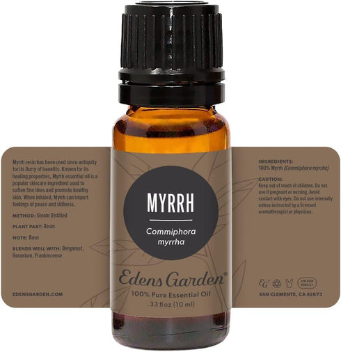 Edens Garden Myrrh Essential Oil- 100% Pure Premium Grade, Undiluted, Natural, Therapeutic, Aromatherapy, The Best for Diffuser, Skin, Face, Hair ...