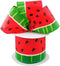 10 Yards 2.5 Inch Watermelon Ribbon Decorative Fruit Printed Satin Ribbon Summer Ribbon Watermelon Wreath for Crafts Wrapping DIY...
