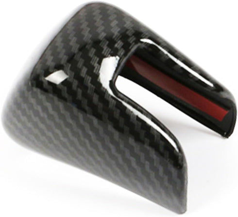 Car Accessories Compatible with Honda New CRV CR-V 2023 2024 Center Console Gear Shift Knob Cover Trims Cap Protector Sticker ABS(Carbon Fiber Sty...