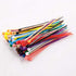6 Inch Brown Zip Ties (100 Pieces), 40lb Strength, Nylon Cable Wire Ties...