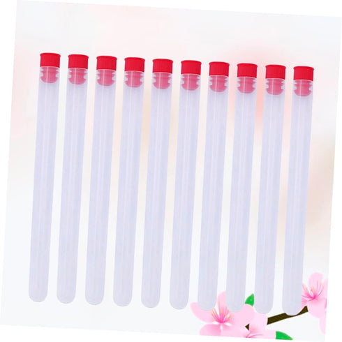 10 Pcs Organizer Craft Storage Containers Storage Container for Small Parts Clear Jar Sewing Tube Bottles for Beads Torage Desktop...