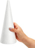 6 Pack Foam Cones for Crafts, DIY Art Projects, Handmade Gnomes, Trees, Holiday Decorations (3.8 x 9.5 in)...
