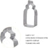 Twinkle Twinkle Little Star Themed Cookie Cutters, 7 Pack Baby Shower Baking Molds Stainless Steel Biscuit Sandwich Cake Cutter Set with Moon, Sta...