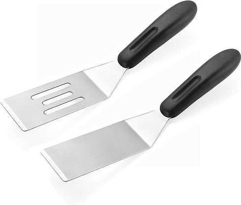 Brownie Spatula 2 Pieces,Small Spatulas for Kitchen Use,Small Metal Spatula,Mini Spatula...